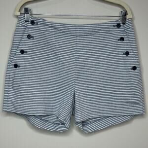 Banana Republic Factory Striped Sailor Shorts Size 8 Nautical 4" Inseam